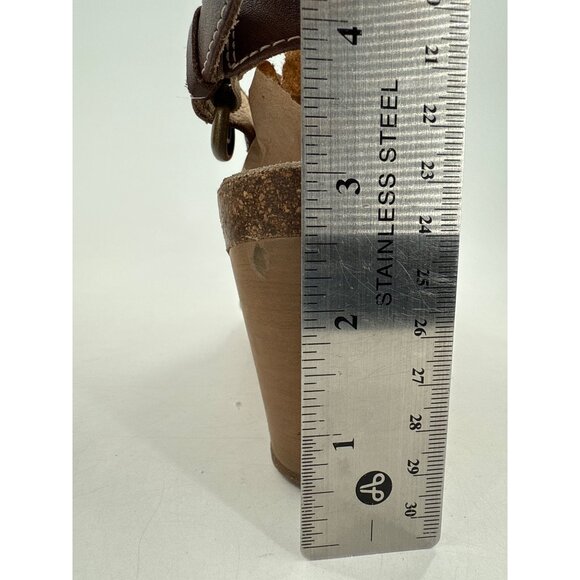 Pikolinos Benissa 868-9342 Womens Leather‎ Peep-Toe Wedge Sandals Size 10 - Picture 9 of 9